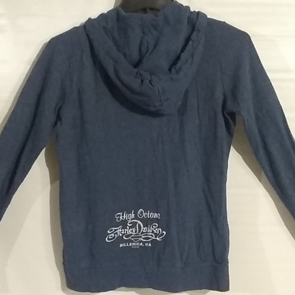Harley Davidson Zip Front Hoodie Size M - Picture 2 of 3